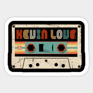 Proud To Be Kevin Basketball Name Cassette Classic Sticker